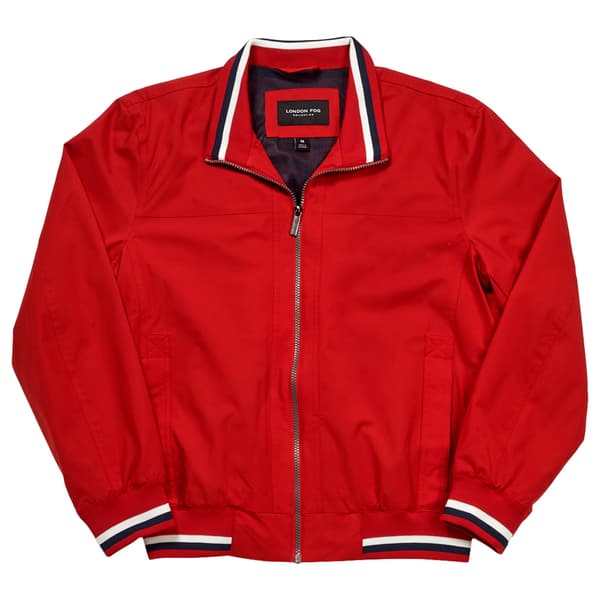Mens London Fog Stretch Zip Front Jacket