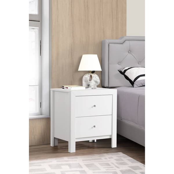 Passion Furniture Burlington 2-Drawer Nightstand