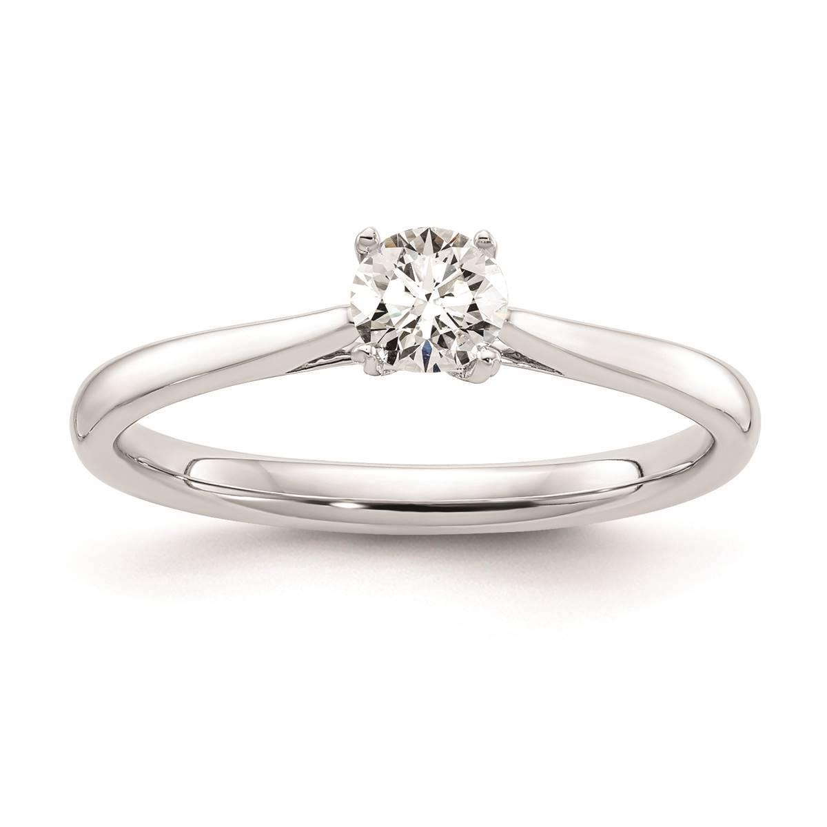 Pure Fire 14kt. White Gold Certified Lab Grown Diamond Ring