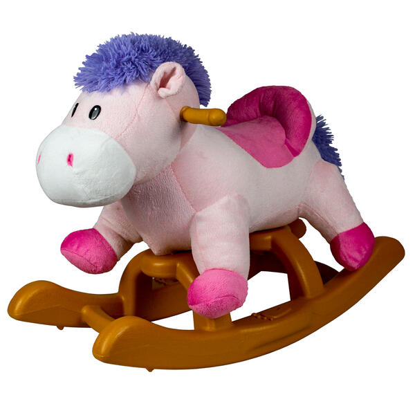 Ponyland Rocking Horse Pink with Sound - image 