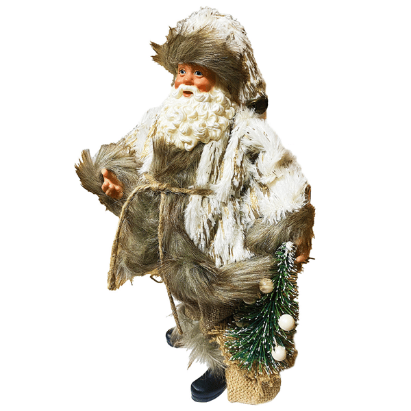 Santa''s Workshop 10in. Woodsman Santa