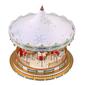 Mr. Christmas 17in. Animated Deluxe Crystal Carousel - image 2