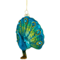 Northlight Green & Blue Peacock Glass Christmas Ornament - image 4