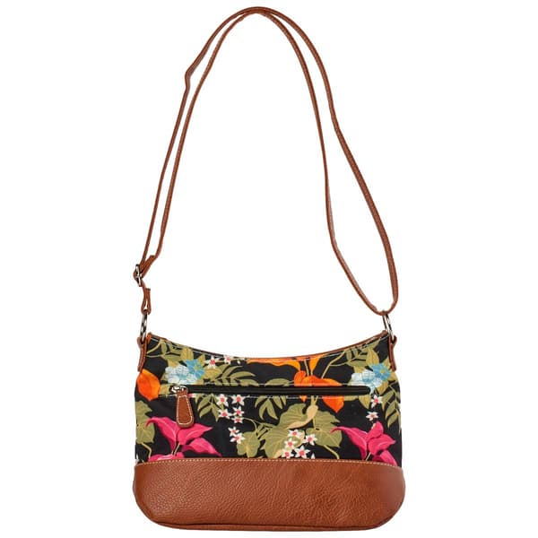 Stone Mountain Tropic Garden Canvas Crossbody
