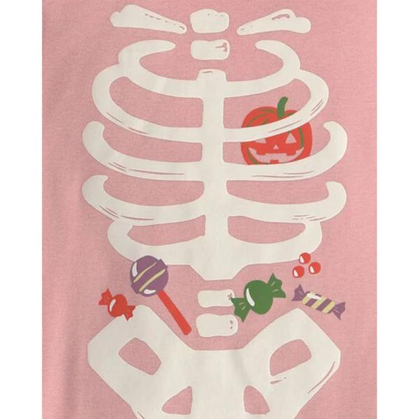 Toddler Girl Carter’s® 2pc. Glow-in-the-Dark Skeleton Pajama Set
