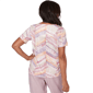 Womens Alfred Dunner Vintage Charm Leopard Chevron Blouse - image 2