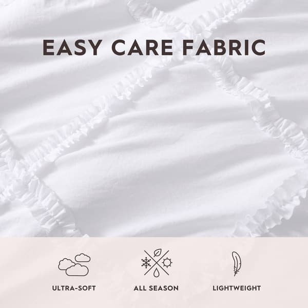 Laura Ashley Norah Solid Microfiber Comforter Set