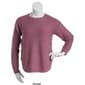 Womens Jason Maxwell Long Sleeve Pullover w/Side Buttons Sweater - image 3
