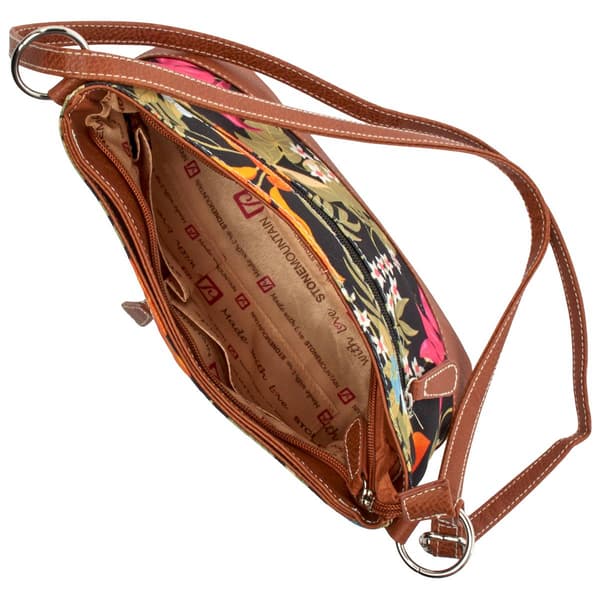 Stone Mountain Tropic Garden Canvas Crossbody