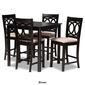 Baxton Studio Lenoir 5pc. Wooden Pub Style Set - image 5
