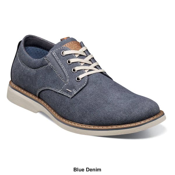 Mens Nunn Bush Otto Canvas Plain Toe Oxfords