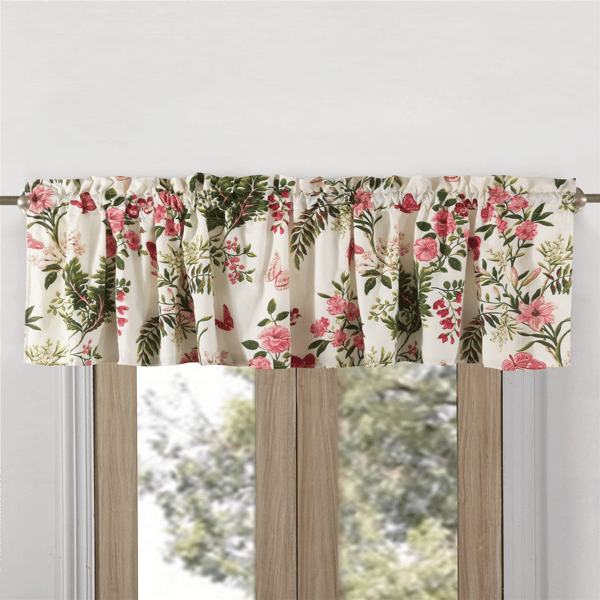 Greenland Home Fashions(tm) Butterflies Valance - 89x16 - image 