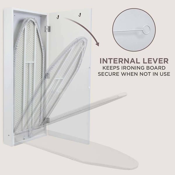 Ivation Wall Mounted Farmhouse Door Ironing Board