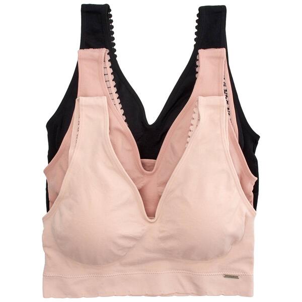 Plus Size Nautica 3pk. Seamless Lounge Bras NT1583-3PK - image 
