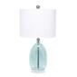 Lalia Home Classix Oval Glass Table Lamp w/White Drum Shade - image 7