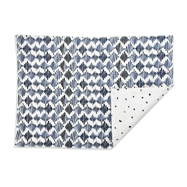 Lenox® Blue Bay Diamond Dot Reversible Placemats - Set of 4