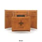 Mens NFL New Orleans Saints Faux Leather Trifold Wallet - image 3