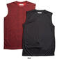 Mens Ultra Performance 2pk. Marled and Solid Muscle T-Shirts - image 3