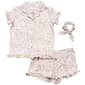 Toddler Girl Laura Ashley(R) Floral Pajama Set with Scrunchie - image 1