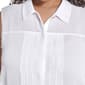 Plus Size Calvin Klein Sleeveless Pleated Front Blouse - image 4