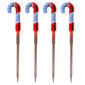 Set of 4 Lighted Infinity Candy Cane Pathway Lights - image 1