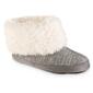 Womens Isotoner&#40;R&#41; Heather Knit Marisol Boot Slippers - image 1
