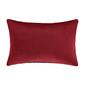 J. Queen New York Grandeur Crimson Quilted Decorative Pillow - image 3