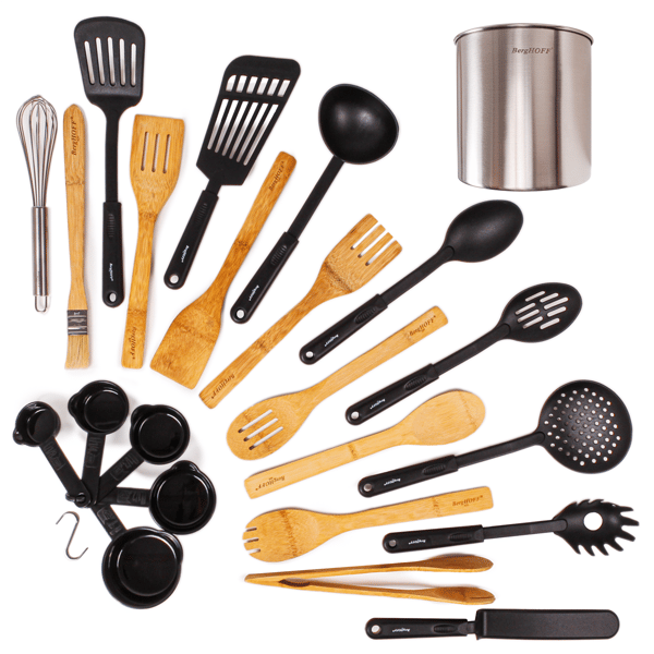 BergHOFF Studio 29pc. Nylon & Bamboo Tool Set