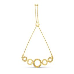 Diamond Classics™ Yellow Plated Adjustable Bracelet