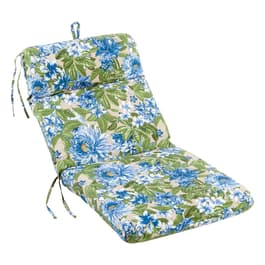 Jordan Manufacturing High Back Chair Cushion - Blue Floral