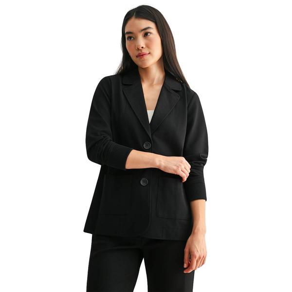 Womens CITY BLUES Long Sleeve Single Button Blazer