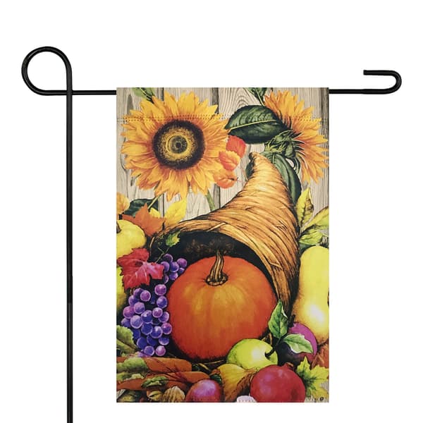 Northlight Seasonal Cornucopia Harvest Outdoor Garden Flag