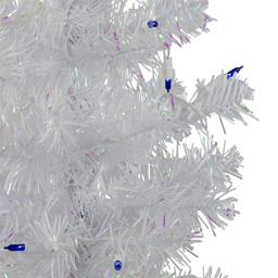 Northlight 3ft. Pre-Lit White Iridescent Pine Christmas Tree