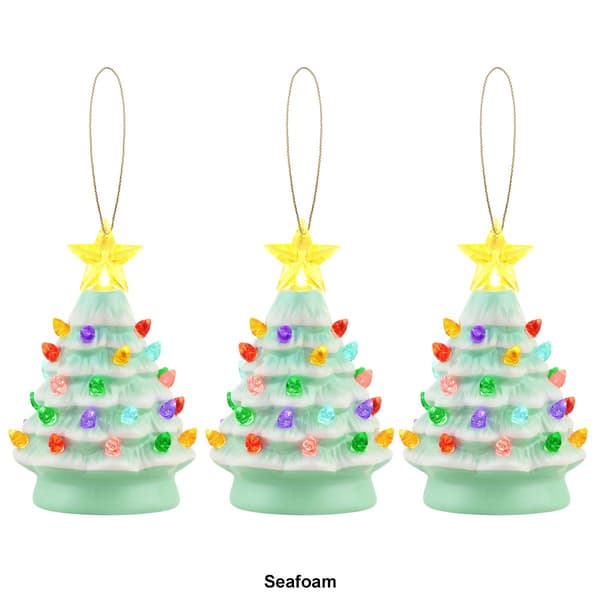 Mr. Christmas 3pc. Nostalgic Ceramic Tree Ornaments