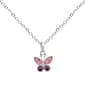 Marsala 18in. Sterling Silver Butterfly Pendant Necklace - image 1