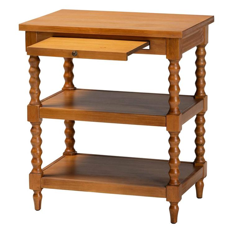 Baxton Studio Imogene Retro-Modern Wood End Table