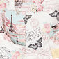 Womens Emaline Key Items Cap Sleeve Postcard Blouse - image 6