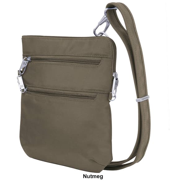 Travelon Anti-Theft Classic Slim Double Zip Crossbody