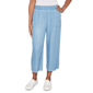 Womens Alfred Dunner Beachcomber Wide Leg Patch Pocket Ankle Pant - image 1