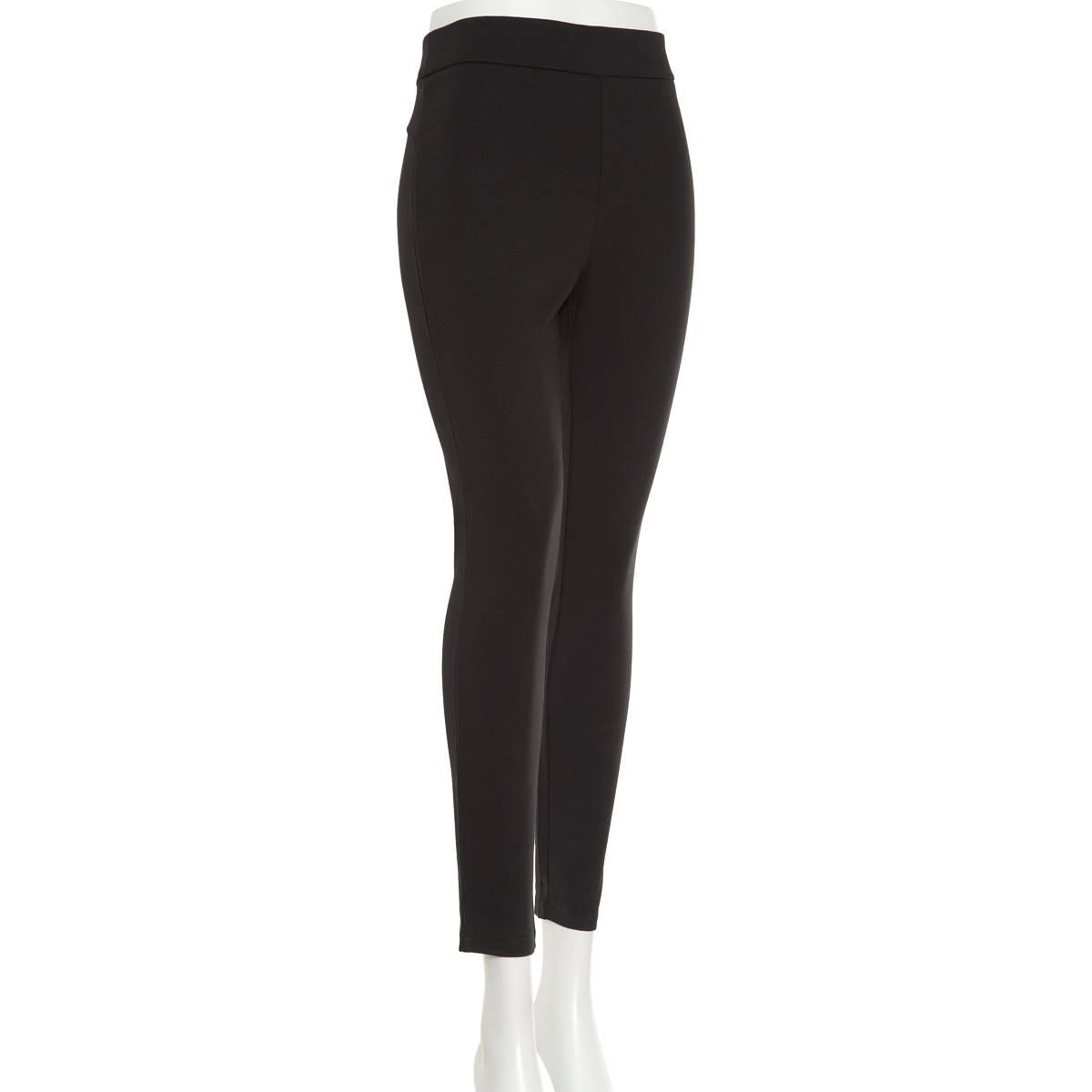 Plus Size Preswick &amp; Moore Solid Pull On Ponte Butt Lift Pants