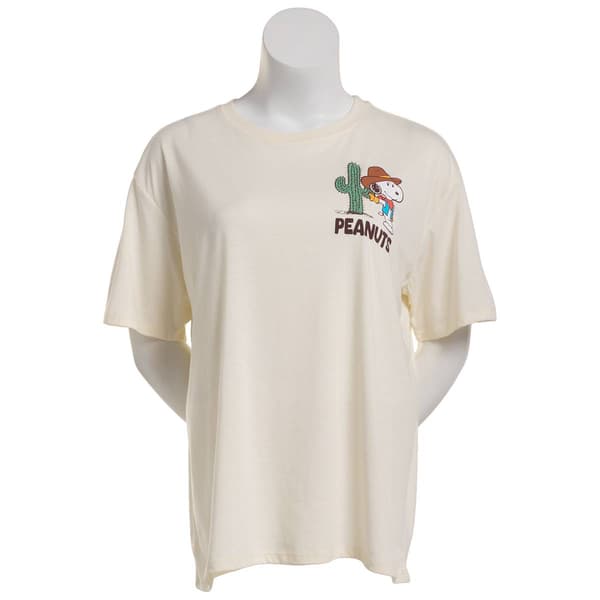 Juniors Plus Freeze Peanuts Rodeo Graphic Tee