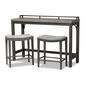 Baxton Studio Noll 3 Piece Counter Table Set - image 1