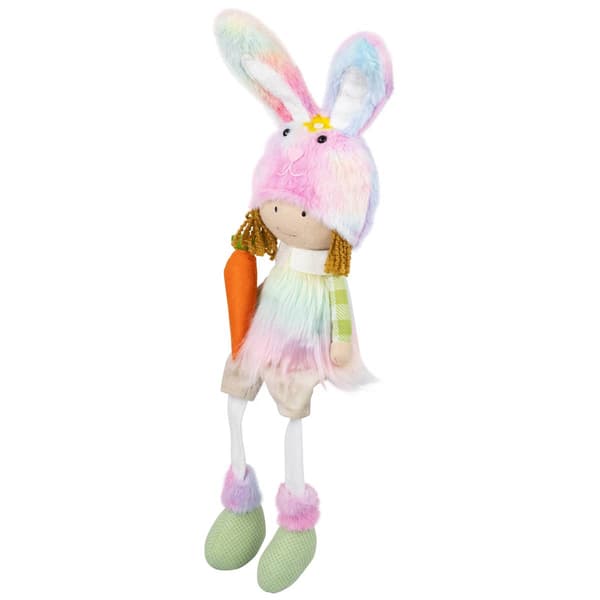 Northlight Seasonal Girl Easter Figurine with Dangling Legs