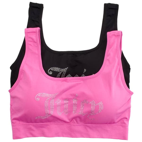 Juniors Plus Juicy Couture 2pk. Seamless Sports Bras-JC4850-2PKA - image 