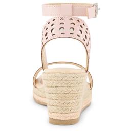 Big Girls Jessica Simpson Asha Perforated Wedge Sandals