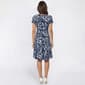 Womens Sami & Jo Short Sleeve Seam Floral A-Line Dress - image 2