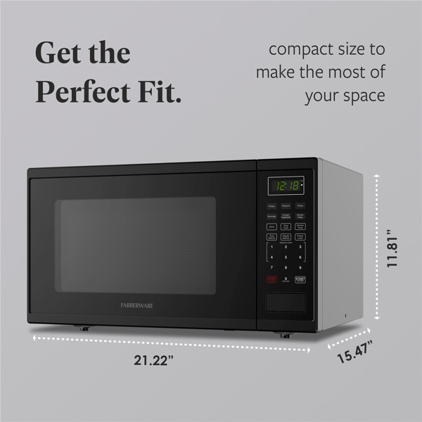 Farberware® 1.1 cu. ft. 1000-Watt Digital Microwave Oven