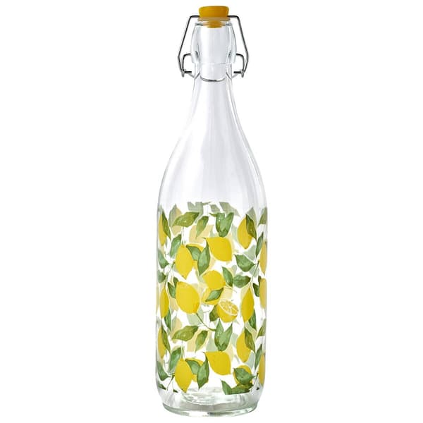 Fresh Picks 34oz. Lemon Swing Water Bottle - image 