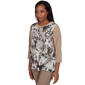 Womens Alfred Dunner Regent Street Abstract Floral Blouse - image 3