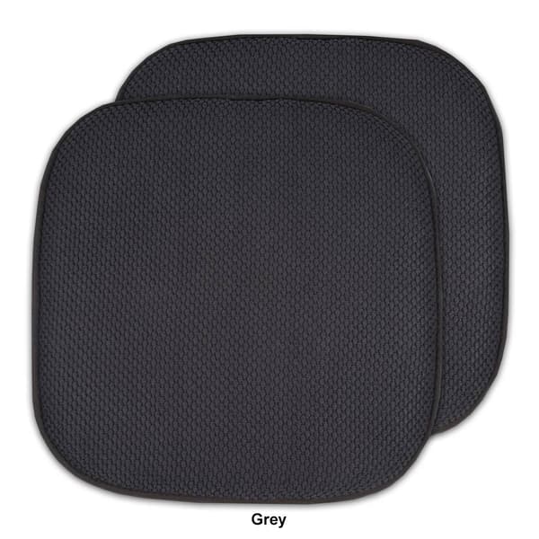 Sweet Home Collection Honeycomb Memory Foam Non-Slip Chair Pad